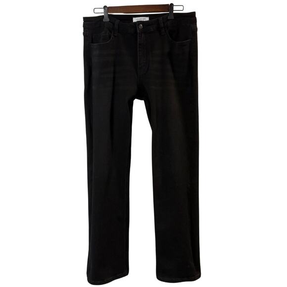 Lovervet by Vervet Women’s Black Straight Leg Jeans Size 32 - Picture 1 of 6